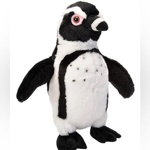 Wild Republic Black Footed Penguin Stuffed Animal Plush - 12"